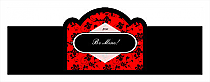 Valentine Floral Cigarband Billboard 3.27x1.16