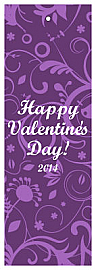 Valentine Serenity Vertical Rectangle Favor Tag