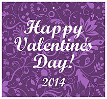 Valentine Serenity Square Favor Tag