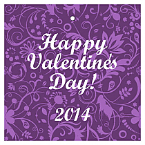 Valentine Serenity Square-2 Favor Tag