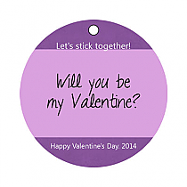 Valentine Sugar Sweet Circle Hang Tag 