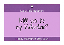 Valentine Sugar Sweet Large Horizontal Rectangle Hang Tag