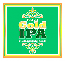 Pot Of Gold Square Beer Labels