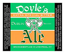 Dublin Square Text Beer Labels