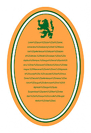 Leprechaun Oval2 Beer Labels