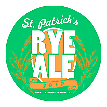 St Patricks Day Circle Beer Labels