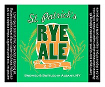 St Patricks Day Square Text Beer Labels