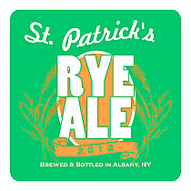 St Patricks Day Square Beer Coasters