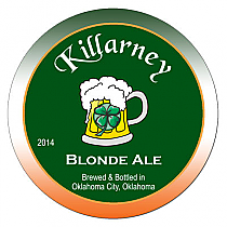 Killarney Circle Irish Beer Coasters