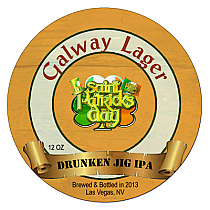 Galway Lager Circle Irish Beer Labels 