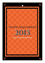 Jack O Lantern Halloween Vertical Rectangle Favor Tag 1.875x2.75