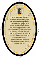 Knight Oval2 Golden Beer Labels