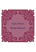 Ornament Medium Bridal Shower Label