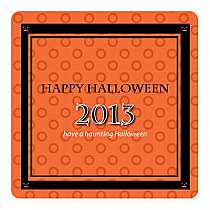 Jack O Lantern  Square  Halloween Coasters 3.5x3.5