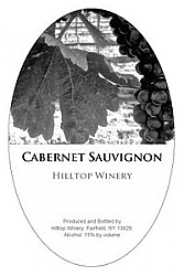 California Vertical Oval Wine Favor Tag 2.25x3.5