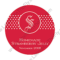 Custom Regal Big Circle Food & Craft Label