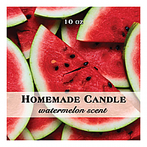 Enjoyable Big Square Candle Labels