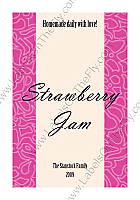 Custom Cool Sorbet Large Rectangle Food & Craft Label