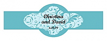 Serenity Wedding Fancy Cigar Band Labels