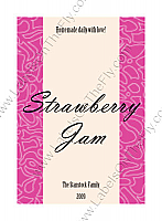 Custom Cool Sorbet Small Rectangle Food & Craft Label