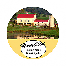 Farm Land Circle Food & Craft Label