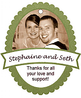 Ribbon Medium Wedding Favor Tag