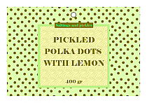 Polka Dot Large Rectangle Canning Favor Tag