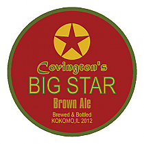 Big Star Circle Beer Coasters