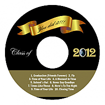 Congrats Graduation CD - DVD Labels