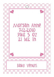 Little Love Baby Rectangle Favor Tag