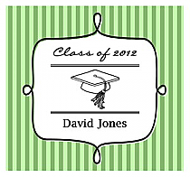 Praise Square Graduation Labels