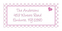 Design Address Baby Little Love Labels 2x0.875