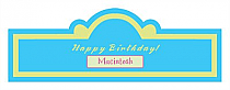 Dog Birthday Billboard Cigar Band Labels