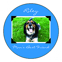 Big Circle Pets Scrapbook Labels 2x2 