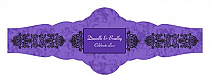 Iron Vine Wedding Fancy Cigar Band Labels