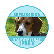 Hush Puppy Circle Food & Craft Label