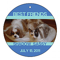 Big Circle Pets Friend Favor Tag 2x2