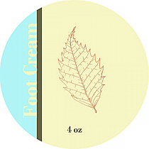 Restful Big Circle Bath Body Label