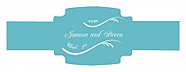 Wave Wedding Buckle Cigar Band Labels