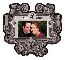 Baroque Small Wedding Favor Tag 2.75x2.5