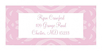 Design Address Baby Powder Pink Labels 2x0.875