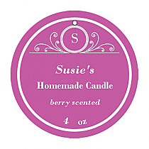 Tranquil Small Circle Candle Hang Tag