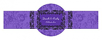 Iron Vine Wedding Cigar Band Labels