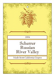 Vermont Rectangle Wine Favor Tag 1.875x2.75