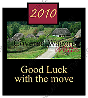 Covered Wagon Square Wine Labels