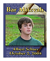 Torah Big Vertical Rectangle Bat Mitzvah Label