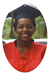 Photo Vertical Oval Graduation Favor Tag