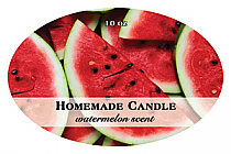 Enjoyable Candle Label Oval