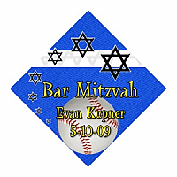 Starburst Diamond Bat Mitzvah Label