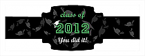 Hats Off Graduation Buckle Cigar Band Labels